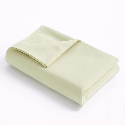 FLXXIE California King Flat Sheet - Brushed Microfiber Flat Sheet Only - Soft and Fade, Wrinkle-Free, Stain Resistance Flat Bed Sheet - Hotel Quality Top Sheet - (California King, Ivory)