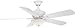 Fanimation FP8094MW Camhaven v2 Fan-Light Kit, Matte White, 17.87x52.00x52.00