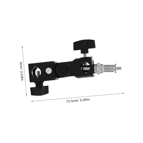 Soporte de flash portátil con abrazadera de paraguas en abs y metal 2