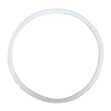 Joint d'étanchéité en silicone parfaitement pour autocuiseurs de 5/6 litres, 8 litres, non , 1 accessoire pour les amateurs de cuisine (8 litres, blanc)