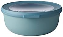 Mepal  Multi Bowl Cirqula Rectangular  Food Storage Container with Lid - Suitable as Airtight Storage Box for the Fridge & Freezer, Microwave Container & Servable Dish  750 ml  Nordic Green
