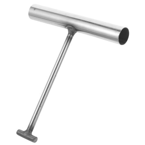 HOMOBABE Attrezzo Di Sollevamento Per Tombini in Inossidabile Design Antiscivolo Utilizzato Per Rimozione Coperture Di Pozzi e Infrastrutture Pubbliche