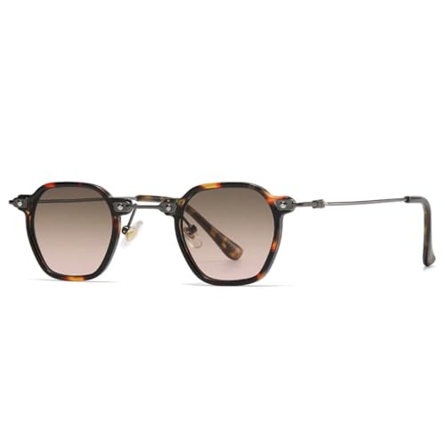 Lunettes de soleil pour éviter la fatigue oculaire style punk rétro verres transparents UV400
