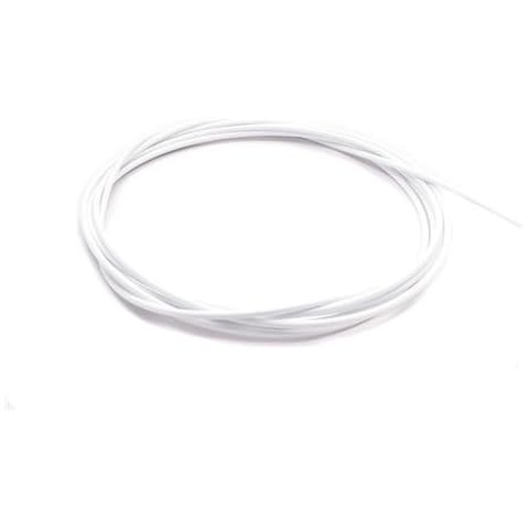 Replacement Freestyle Jump Rope Cable - 1/8" Thick Flexible PVC Coated Cord with Stainless Steel Core - White / 10ft Long - EliteSRS Ropes - Fits Elite Surge 2.0 and Pro Freestyle Ropes Cover