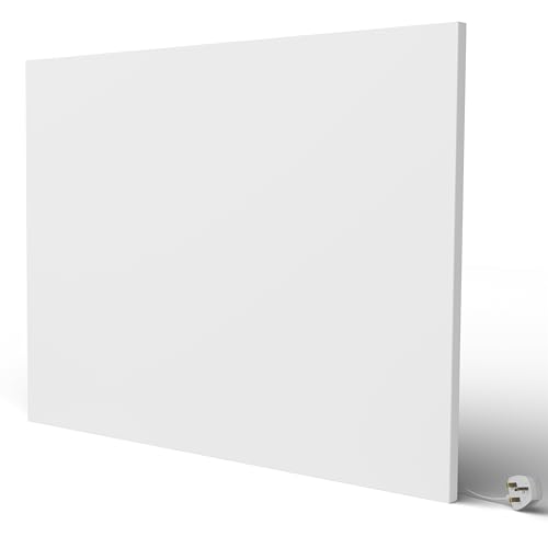 Radi8 Industries Infrared Heating Panel | Frameless Series, Energy-Efficient Heater, For Bathrooms, Corridors & Living Rooms Heating, Without Remote and Thermostat, (1000x600x25) 580W (220-240V/50Hz)