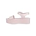Melissa Mar Women's Sandals - Trendy & Comfortable Platform Sandals for Women, Wedge Sandals, Dressy Summer Sandals, Women's Jelly Shoes with Adjustable Ankle Strap, Jellies, Light Pink, 7