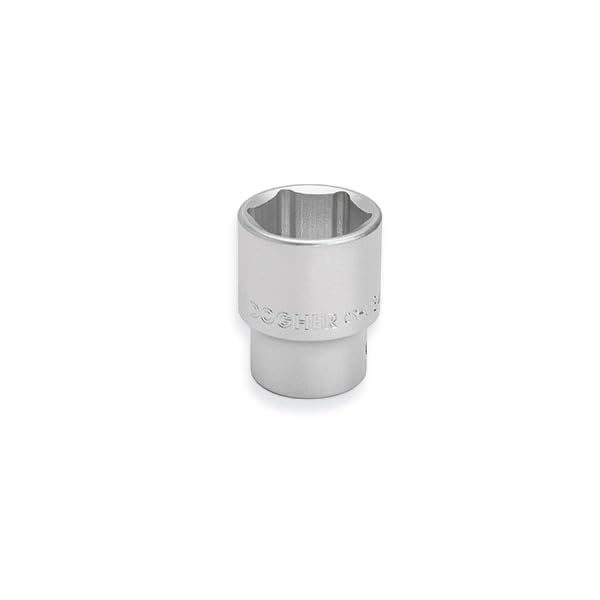 Douille 3/4" 36 mm CrV Hexagonale Dogher 549-36 pour serrage mécanique