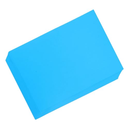DIYEAH 50 Hojas Cartulinas De Papel Cartulina De Accesorios Para Proyectos De Bricolaje Hoja En Materiales De Origami Material De Pintura Blue