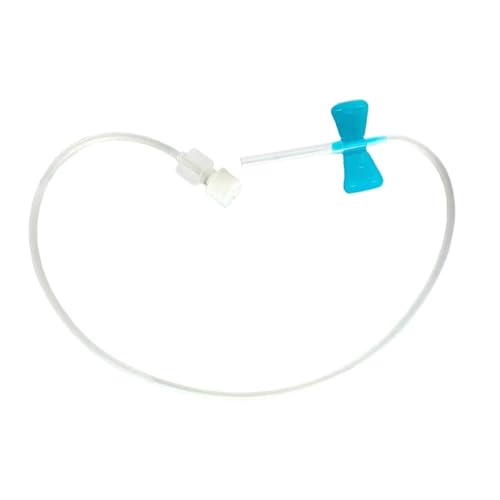 Generic - 50pcs Butterfly Infusion Needle,23G Intravenous Infusion Needlen,Sterile Individual Packaging,for Laboratories and Pets Veterinary (23G)