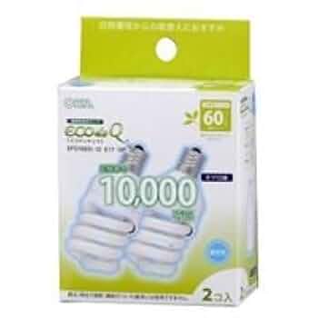 ECO de Q 12W E17型電球 1箱セット ECO de Q 12W E17型