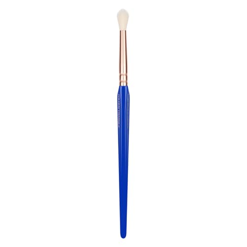Bdellium Tools Professional Makeup Brush - Golden Triangle 753 Tiny Tapered Blender - With All-Vegan Synthetic Fibers, For Crafting Detailed Eye Looks (Blue, 1pc)