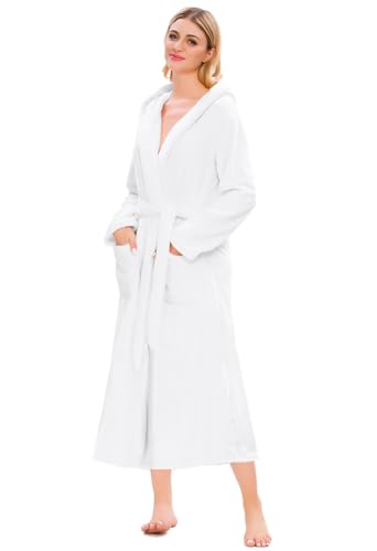 Umeyda 20220407 Kids Children Pool Cover Up, Hooded Fleece Sleep Robe Bathrobe For Toddler Little & Big Girls thumb #4