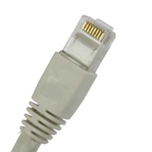 Cable patch Cat.6A 75 pies moldeado gris miniatura 1