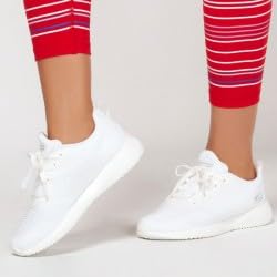 Skechers Women's Bobs Squad - Tough Talk, White, 9
