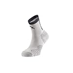 Lurbel Aitana Four - Calcetines con Amortiguación,...: 🏔️ DISEÑADOS PARA TRAIL RUNNING: Calcetines Lurbel AWC3 sin costuras, ligeros y con amortiguación superior. Ventilación óptima y confort total. ⚡ REFUERZO EN ZONAS CLAVE: Estructura ergonómica con refuerzos en puntos de fricción para mayor protección...