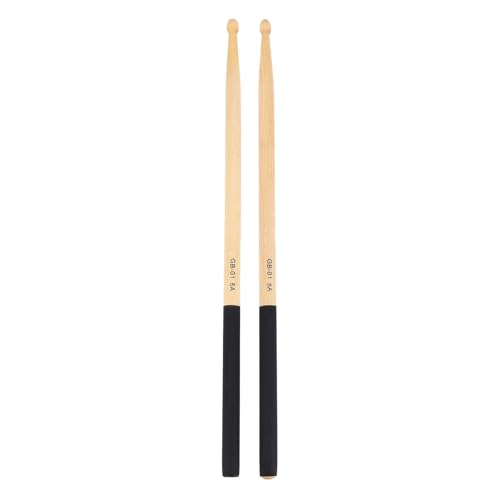 3 pares baquetas para batería 5A de madera de arce miniatura 1