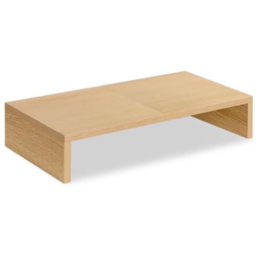 TEAMIX 20" Wood Monitor Stand Riser