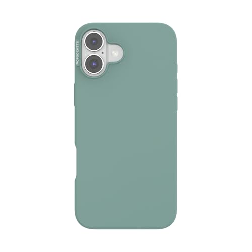 Image of PopSockets iPhone 16 Plus Phone Case with MagSafe, Wireless Charging Compatible, Blue - Terquoise