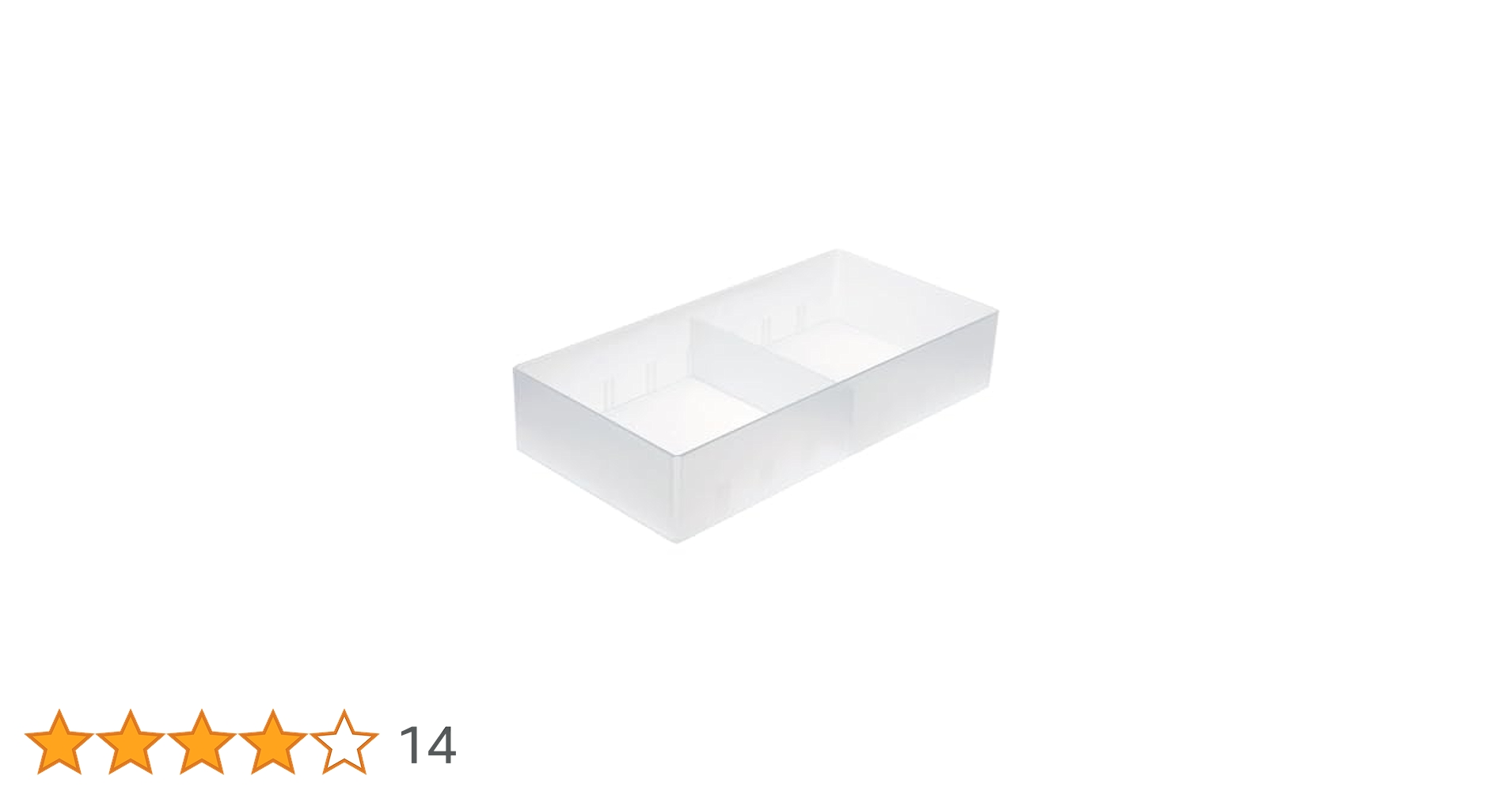 Amazon | 無印良品 ポリプロピレンデスク内整理トレー2 半透明