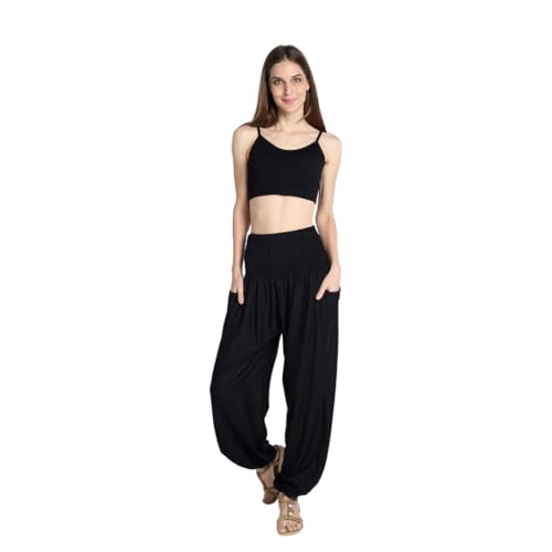 Tranquil Threads High-Waisted Boho Harem Yoga Pants for Women2