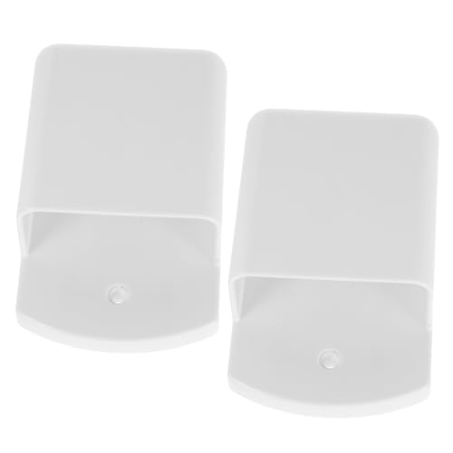 Toddmomy Boîte de Rangement Télécommande Murale sans Percer en Abs Blanc, Support Mural pour Télécommande Pratique, pour Fête Décoration Intérieure