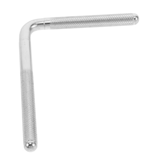 VANZACK Drum Cowbell Holder Extension Rod Durable Shaped Metal Arm for Drum Kit User Friendly Mounting Accessory for Drummers Secure and Versatile Cowbell Clamp Integration