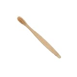 minkissy 12 Stück Zahnbürsten aus Bambus mundhygiene set bambuszahnbürste Massierende Zahnbürste Zahnreinigungsbürsten-Box Antibakterielle Zahnbürste natürliche Zahnbürste Hölzern Beige