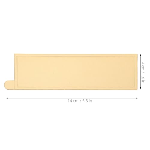 Base mousse carton doré pour gâteaux : lot de 200 mini plateaux dessert antidérapants - 3