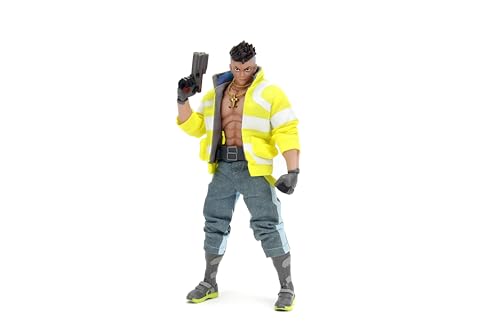 Jada Cyberpunk Edgerunners David Martinez Actionfigur im Maßstab 1:12 – 15,2 cm hoch bewegliches Sammlerstück mit Zubehör – ab 15 Jahren – weiche Waren-Jacke, detaillierte Form