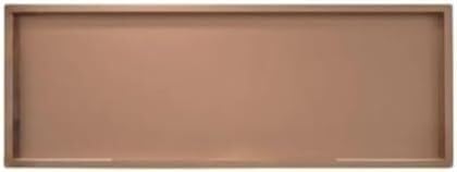 Niche de douche encastrée en acier inoxydable or rose pour une salle de bain moderne