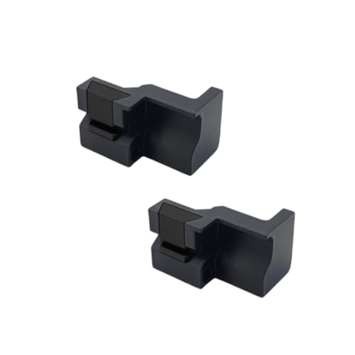 Easy Open Door Handle Adapter for Ruffland Kennels, Finger Saver Comfort Grip with Wide Leverage for Dog Crate Doors, Complete Set for Top and Bottom Latches