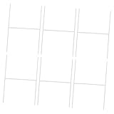 Veemoon 6 pièces Lot de Piquets Galvanisés H pour Supports Affichage Extérieur Résista...