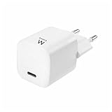 TECHNOLOGIE DE CHARGE HAUTE VITESSE: Le chargeur mural rapide EWENT EW1322 peut fournir une puissance de sortie maximale USB-C de 33 W, un chargeur de smartphone / tablette pour une charge rapide; jusqu'à 70% de charge en 30 minutes.