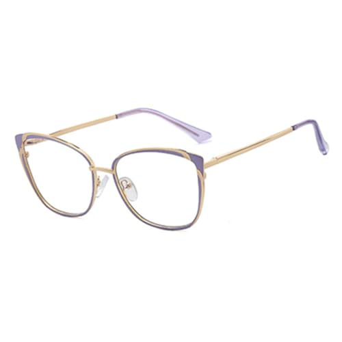 Lunettes pour femmes monture mode métal au design géométrique raffiné