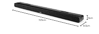 Denon DHT-S517 3.1.2 Dolby Atmos Soundbar System Mit Kabellosem Subwoofer, HDMI EARC Und Bluetooth, Schwarz – Ansicht 8