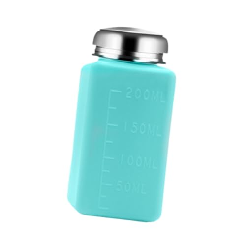 predolo Botella del dispensador de Bomba vacía vacía de Uso fácil de Usar para Limpiador, Reutilizable, a Prueba de Fugas, dispensador de líquido de Empuje, Azul 200ml
