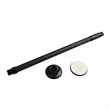 Edelstahl-Spülbeckenhalterungen mit verstellbaren Stützbeinen für die Küchenrenovierung, 2-teiliges Set (50–80 cm, schwarz)