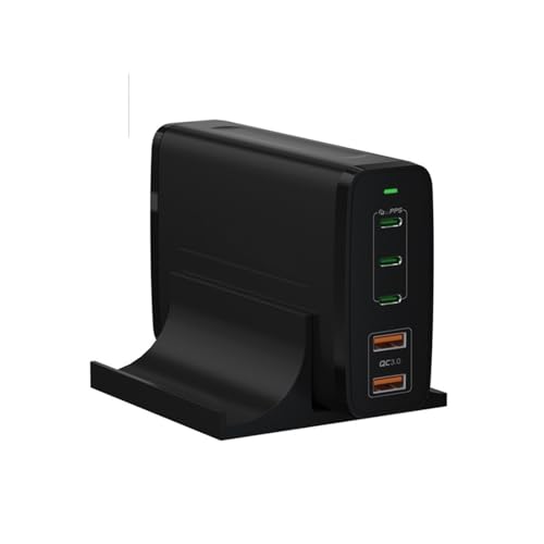 245W USB C �[�d�� 5 �|�[�g PD �����[�d�X�e�[�V���� 140W PD3.1/PPS/QC4+/QC3.0 �d���A�_�v�^ ���L���݊���(2pin P)