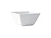 Tuxton GSP-040 Square Bowl 8 oz 4 in.44; Porcelain White