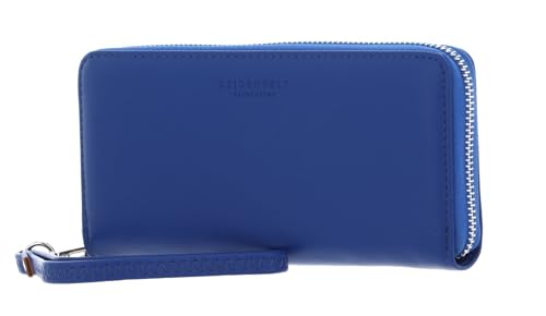 SEIDENFELT MANUFAKTUR Smilla Galactic Blue : compagnon et portefeuille zippé pour femme