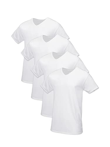 Image of Fruit of The Loom Men's Premium Tag-Free Cotton Undershirts (Regular and Big & Tall)