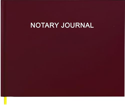 Journal de notaire horizontal avec 140 pages numérotées pour 420 actes - 2