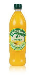 Robinson's Orange Barley Water Concentrated fruit drink (850ml)