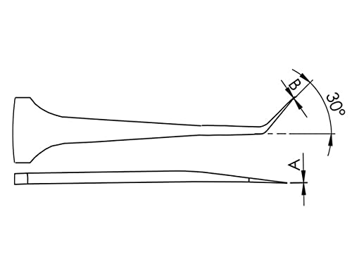 Diamond Coated Tweezers, Style 5B.SA