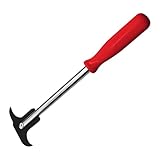 Surosha Seal Puller, Oil Seal Removal Tool, Professional Seal Puller Tool with Dual Hook Tips, Universal Car Accessories Heavy Duty Puller and Installer Kit for Oil and Grease Seals Removal (Red)
