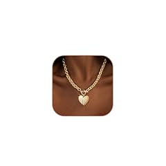 Shell Heart Pendant-Gold