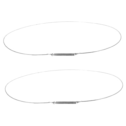 ABOOFAN 2Pcs Stainless Steel Replacement Door Boot Spring Clamps for Washing Machine Securely Fastens Seal Fit for Models and Wear Resistant Design
