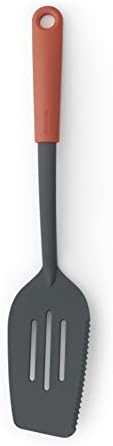 Brabantia 122804 Tasty+ Spatula Plus Cutting Edge, Terracotta Pink