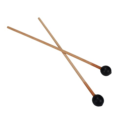 Farboat 30Mm Hard Rubber Head Xylophone Mallets 12.8-Inch Length Stick Bell Mallets Drum Sticks For Percussion Instruments #TOP1