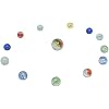 Sunny Days Entertainment TOYMENDOUS 50 Piece Marbles - Colorful Glass Marble for Kids Games | 49 Player Marbles and 1 Shooter